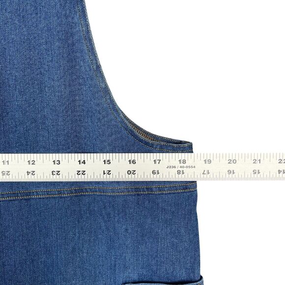 Halara Women’s Flex Denim Overalls Jumpsuit Size Medium Blue Washed Stretch NWT - Picture 6 of 10